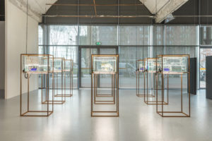 Sokkels met roestafwerking voor MU artspace Ben Pearce